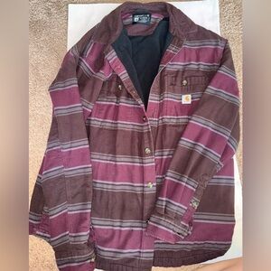 Carhartt Men’s Fleece Lined Flannel Shirt